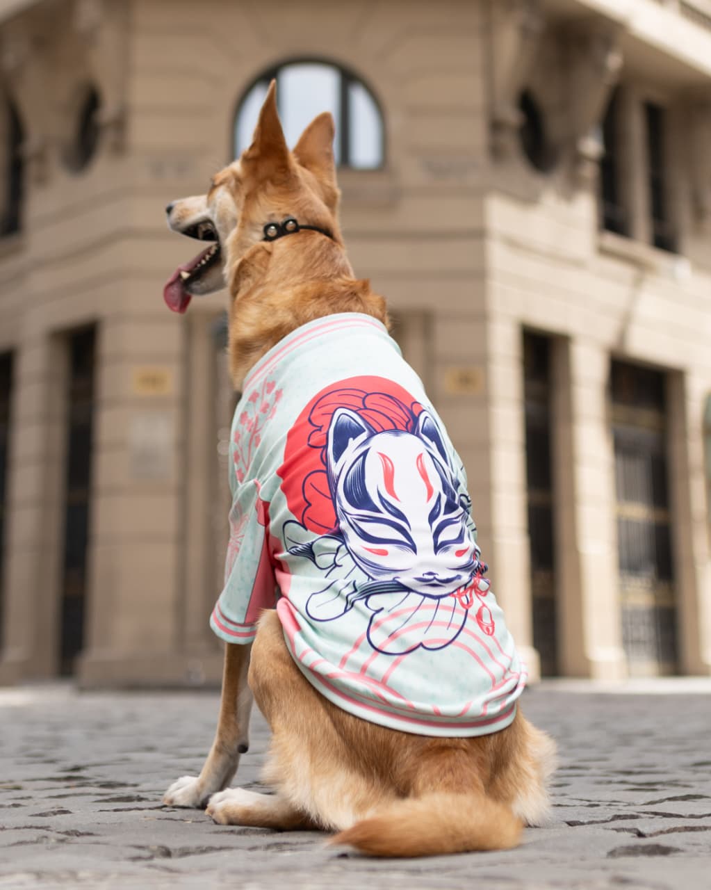 Polera filtro UV Sukajan Kitsune Khloemi